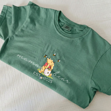 Personalized Mama Bear Graphic T-shirt