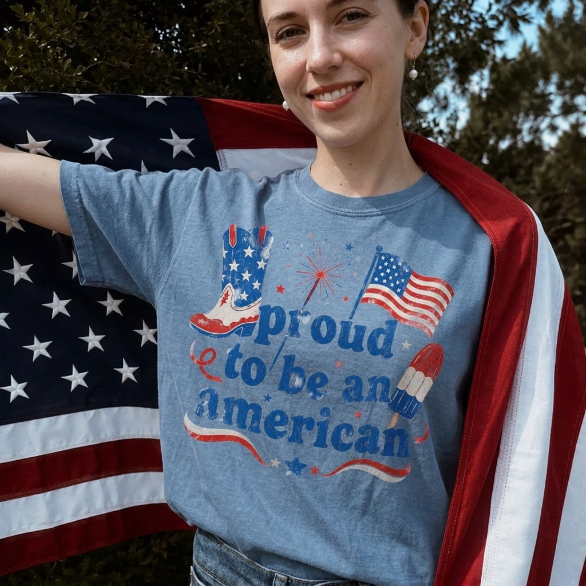 Proud To Be An American T-shirt