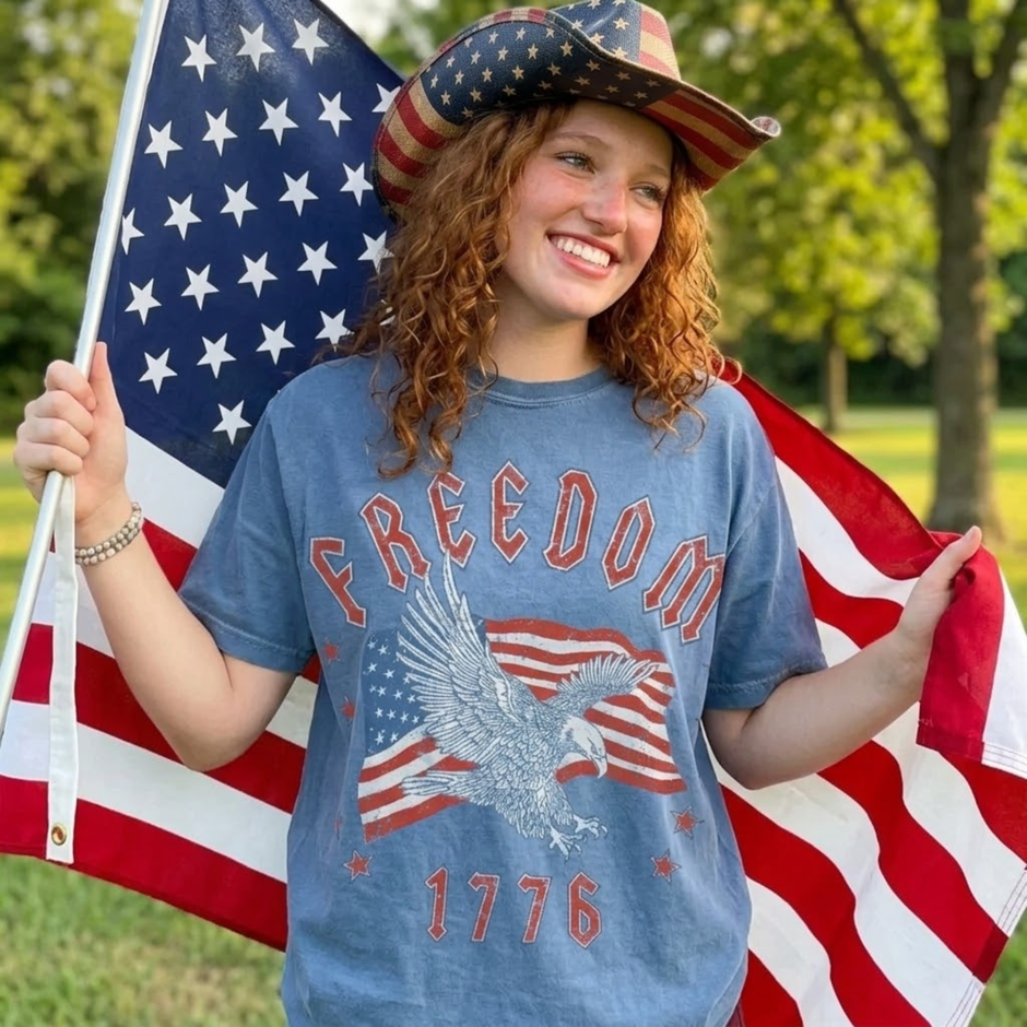 Freedom Eagle 1776  T-shirt