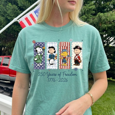 USA 250 Years Patriotic 4th of July T-shirt
