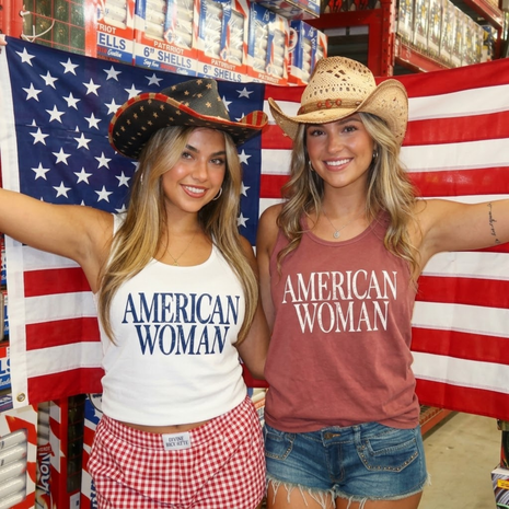 American Women Tank Top