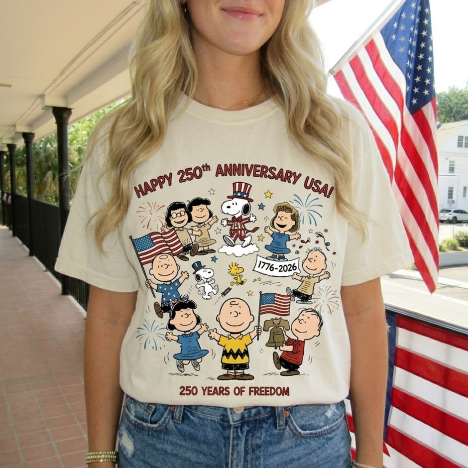 Happy 250th Anniversary USA Vintage T-shirt