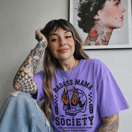 Badass Mama Society Club T-shirt