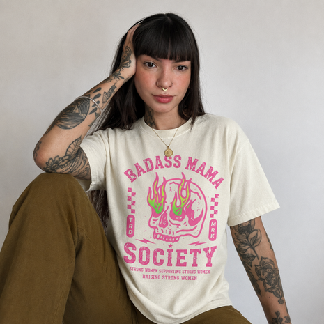 Badass Mama Society Club T-shirt