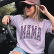 Boho Mama Flower Graphic T-shirt
