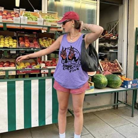 Everything Is Fine Comfort Colors Tank Top