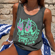 Everything Is Fine Graphic Tank Top