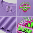 Raisin' Hell Checkered Graphic T-shirt