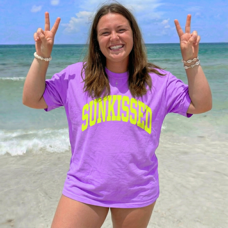 Neon Sunkissed Beach Summer T-shirt