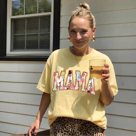 Floral Mama Aesthetic T-shirt
