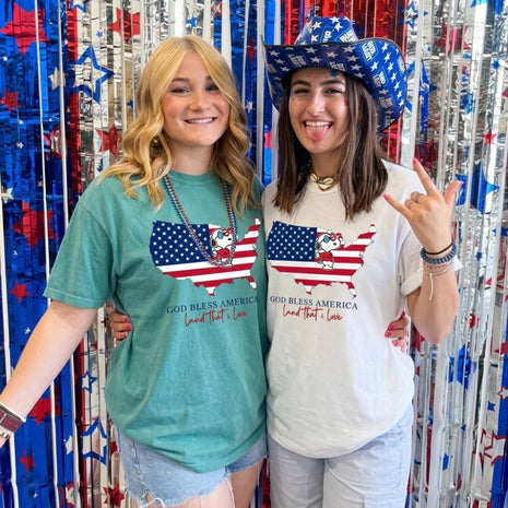 God Bless America Flag T-shirt
