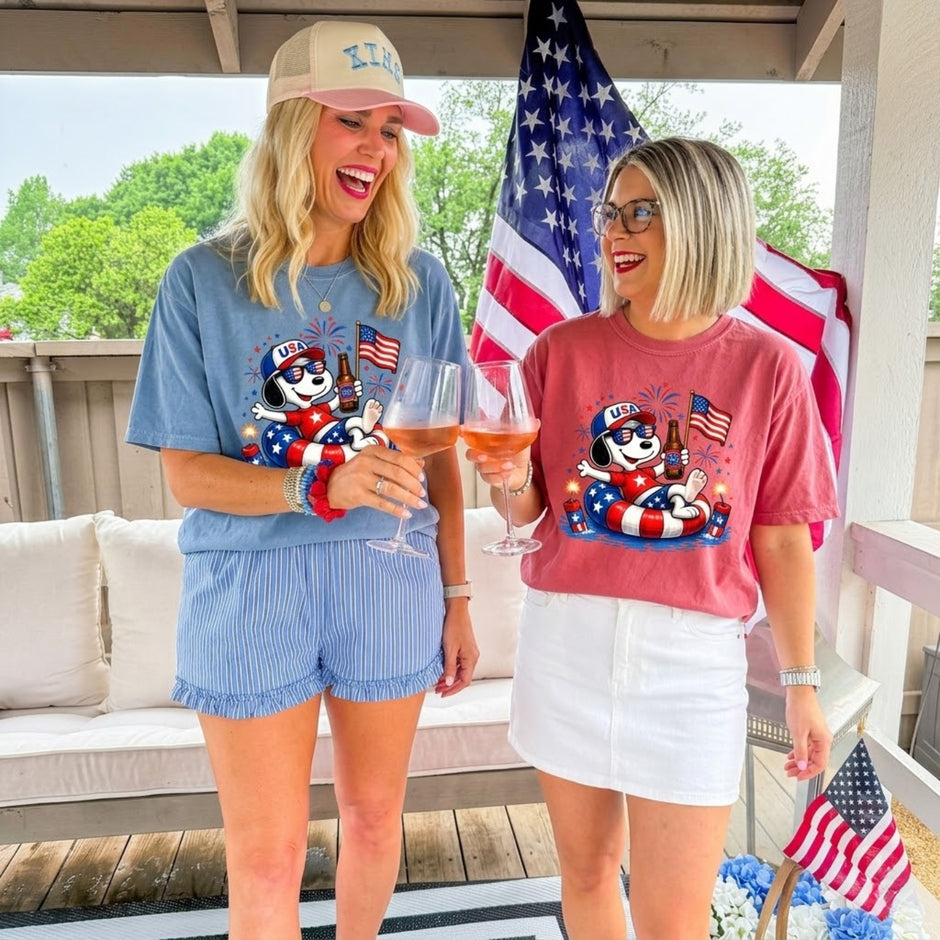 Patriotic Dogs 4th of July T-shirt