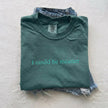 Embroidered I Could Be Meaner T-shirt