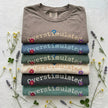 Embroidered Overstimulated Comfort Colors T-shirt