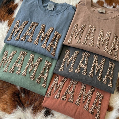 PUFF Mama Leopard Aesthetic T-Shirt
