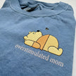 Embroidered Overstimulated Bear Mom T-shirt
