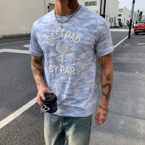 PUFF Icy Camo Best Dad By Far T-shirt