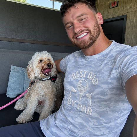 PUFF Icy Camo Best Dad By Far T-shirt