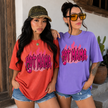 Hot Mama Cherry Flames Graphic T-shirt