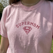Embroidered Supermom T-shirt