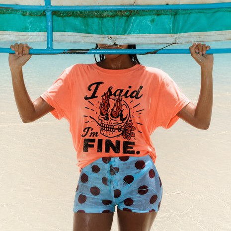 I Said I'm Fine Neon T-shirt