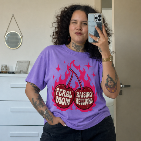 Feral Moms Raising Hellions T-shirt