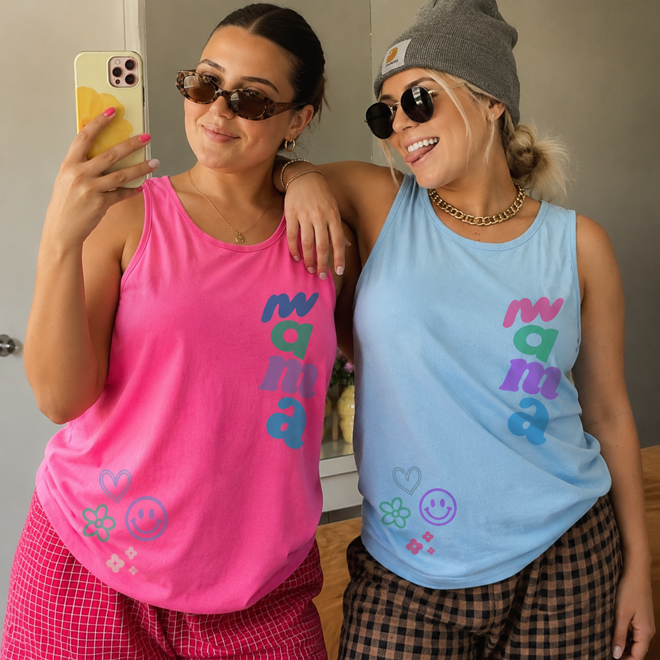 Mama Dopamine Doodles Tank Top