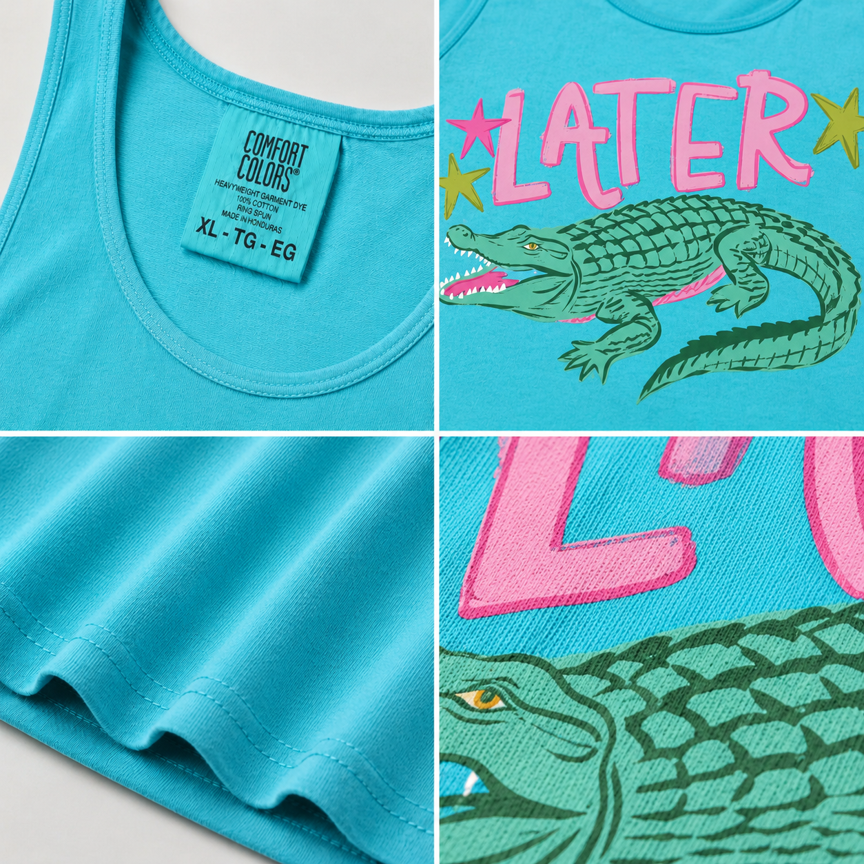 Later Gator Alligator Tank Top