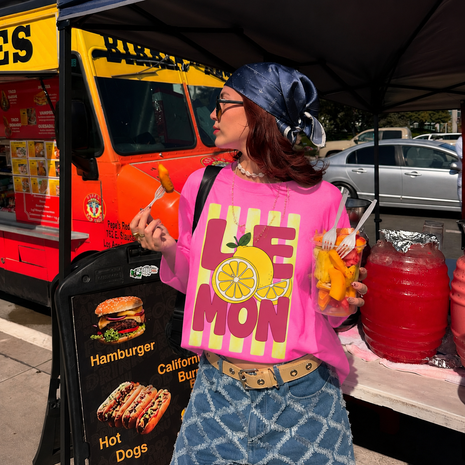Summer Lemon Graphic T-shirt