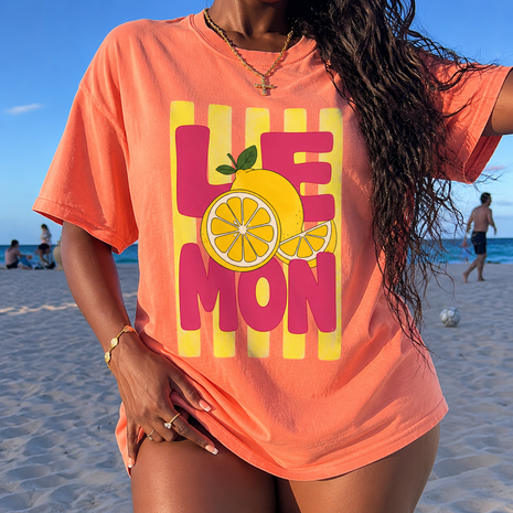 Summer Lemon Graphic T-shirt