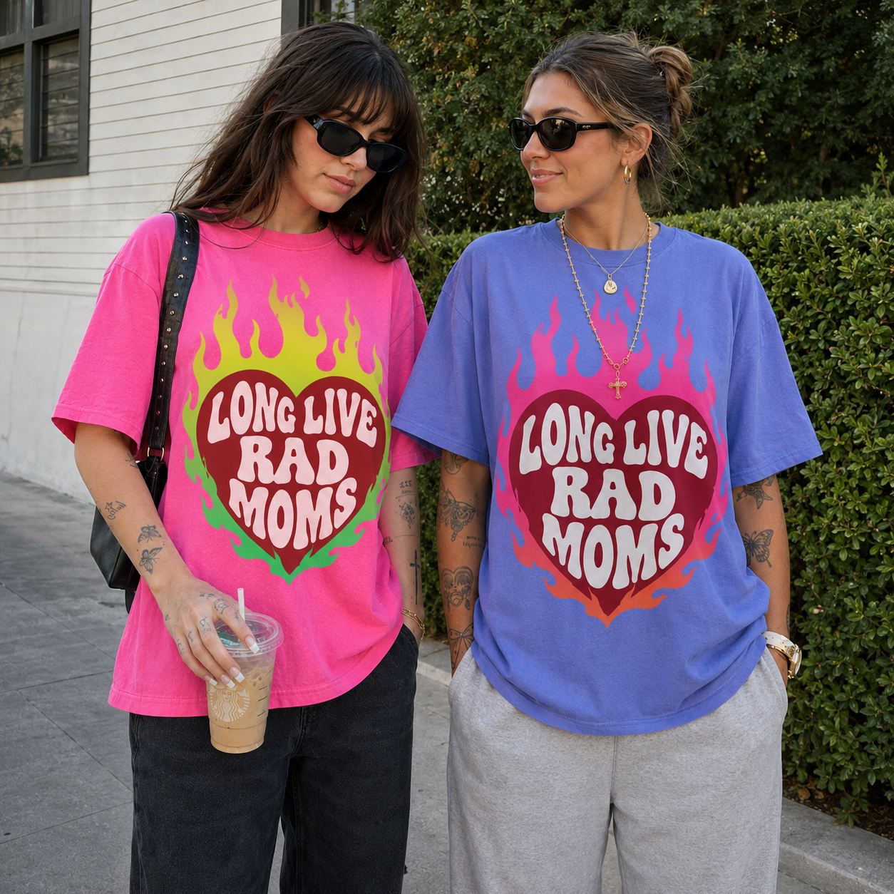 Long Live Rad Moms Trendy T-shirt