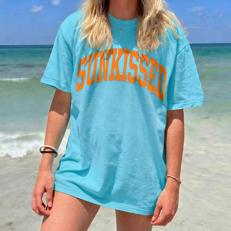 Neon Sunkissed Beach Summer T-shirt