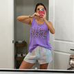 Boho Mama Flower Tank Top