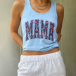 Boho Mama Flower Tank Top
