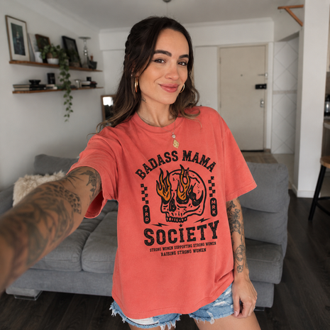 Badass Mama Society Club T-shirt