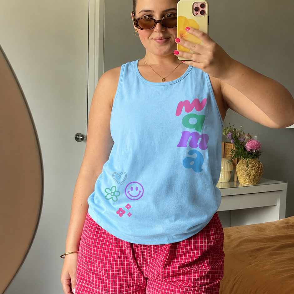 Mama Dopamine Doodles Tank Top
