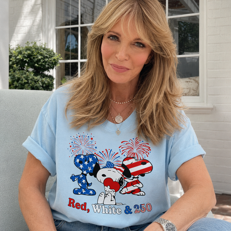 Red White & 250th Anniversary T-shirt